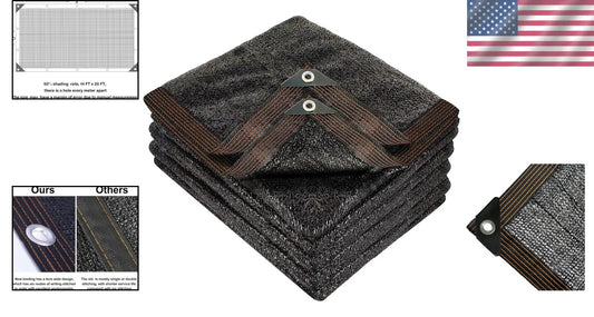 14 x 20 FT Heavy-Duty UV Protection Shade Cloth - Perfect for Gardens & Patios