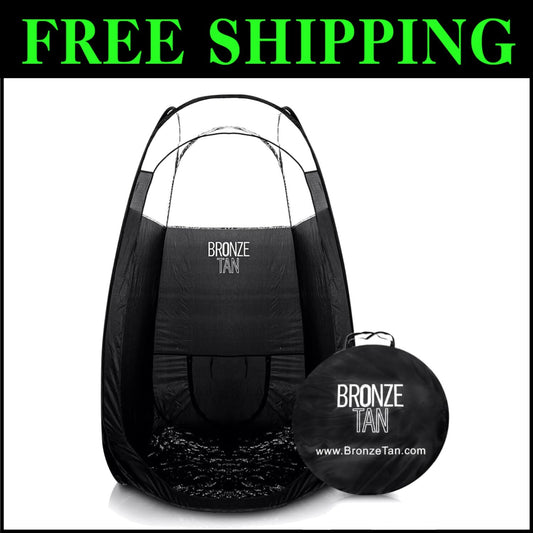 Professional Pop-Up Tan Tent for Effortless Spray Tan Sessions - Includes Case