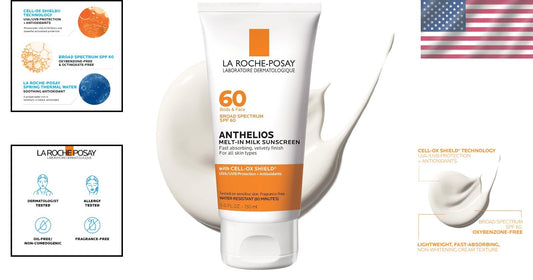 Allergy Tested Anthelios Milk Sunscreen SPF 60: Oil-Free & Paraben-Free Formula