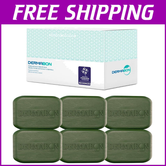 2% Coal Tar Soap - Gentle Cleanser for Psoriasis, Eczema & Sensitive Skin