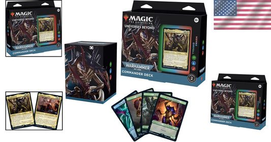 Ready-to-Play Warhammer 40K Magic: The Gathering Commander Deck — Tyranid Swarm
