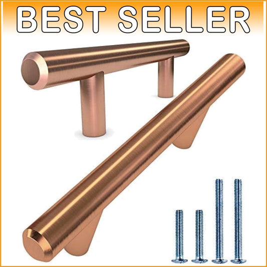 Durable 25-Pack Copper Bronze Pull Handles - 5 In Hole Center Mounting