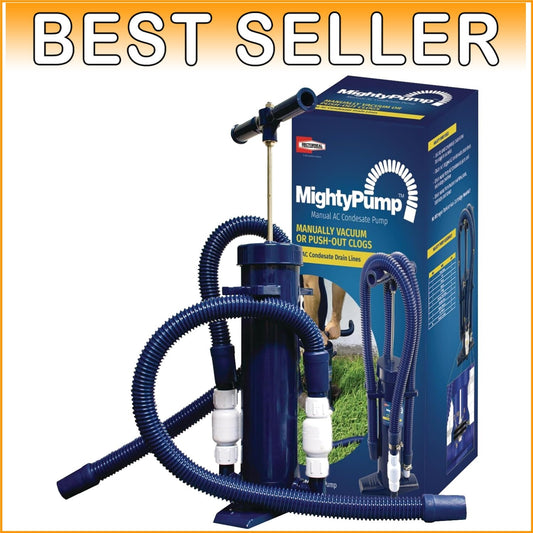 Hand-Operated Mighty Pump for A/C Drain Lines - Efficient Water Clearance