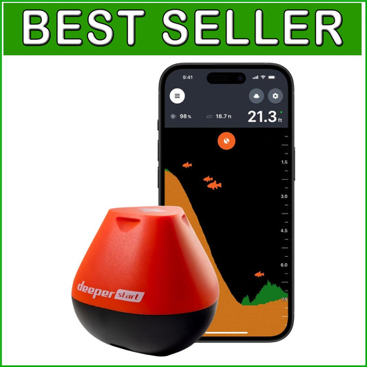 Wireless Fish Finder with Smartphone App - Perfect for Shore or Kayak Fishing