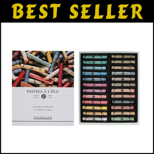 Multicolor Extra-Soft Pastel Set, 24 Count - Perfect for Vibrant Artistry