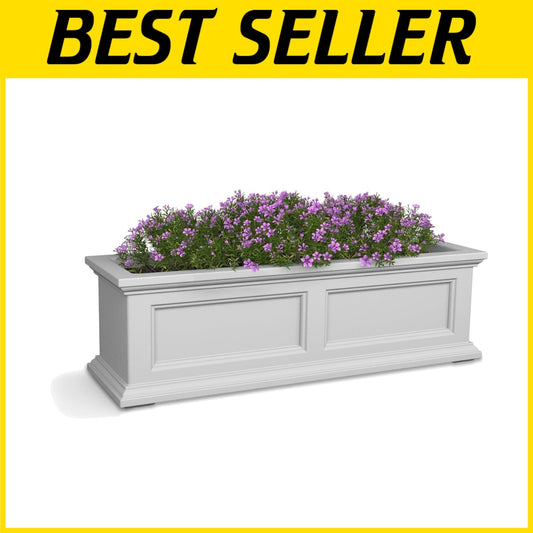 Durable 3-Foot Weather-Resistant Window Box Planter – Self-Watering Convenience