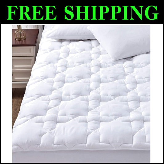 Chic Hexagram Design RV King Mattress Cover - Comfortable & Breathable (72x80)