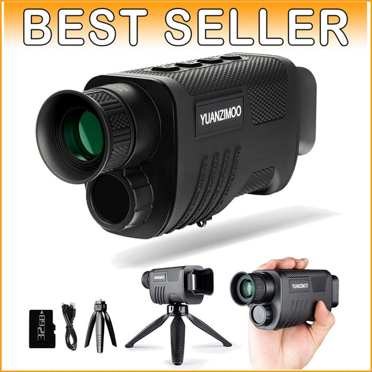 8X Zoom Night Vision Monocular: Digital Infrared Telescope for Total Darkness