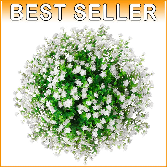 Eco-Friendly 60-Piece Fake Daffodils Boxwood Plants - Perfect for Outdoor Beauty