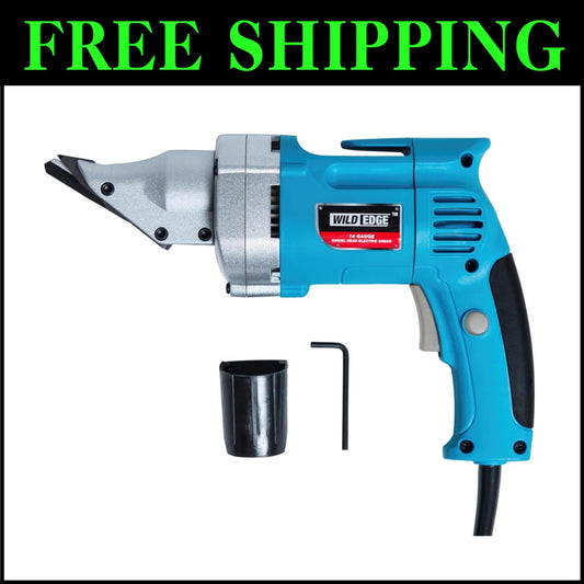 Professional 14 Gauge Metal Cutter - Ergonomic Design, 2700 SPM Variable Speed