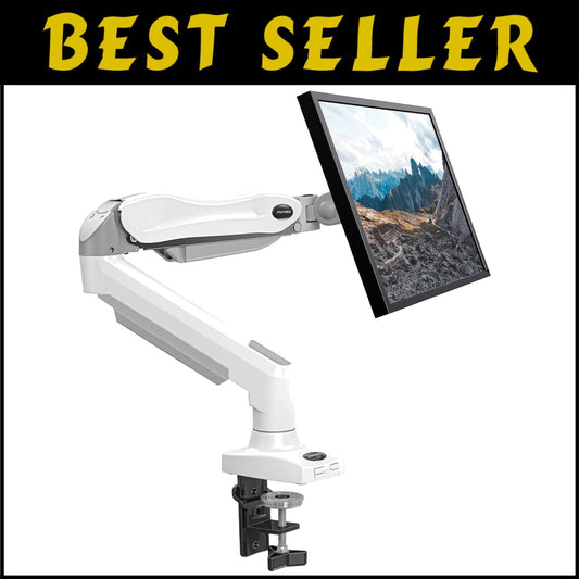 Adjustable VESA Monitor Arm, For 13-32 Inch Monitors - Sturdy Gas Spring Design