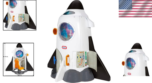 Adventure Rocket: Realistic Space Pretend Play for Kids 2-6, 40 x 18 x 18 Inches