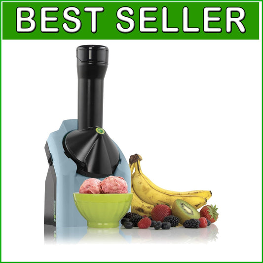 200W Vegan Fruit Soft Serve Maker - Easy Clean, Compact, Includes Recipe Book
