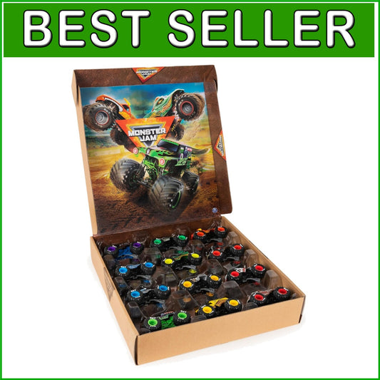 Exclusive 12-Pack of 1:64 Monster Jam Trucks - A Must-Have for Young Collectors