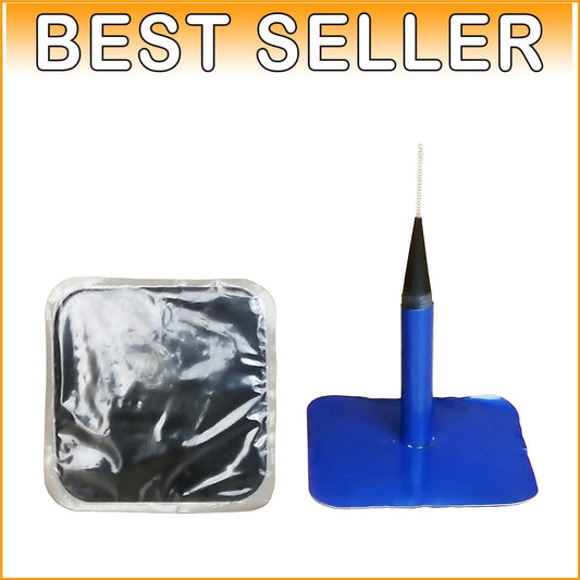 Efficient Tire Repair Kit - 24 Pcs Wrapped Stem & Patch Combo for Quick Repairs