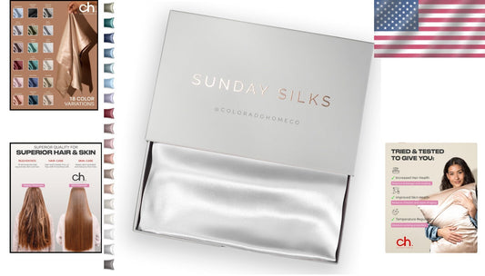 Luxury 100% Silk Pillowcase 20" x 36" for Hair & Skin Health - Gift-Ready Box