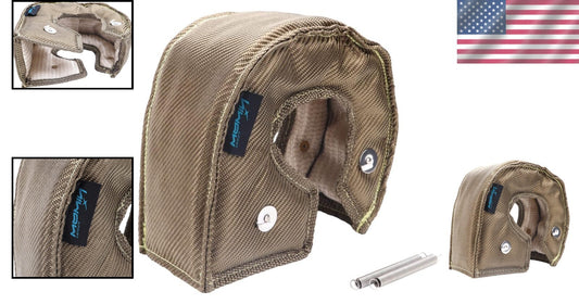 FireShield T4 Titanium Turbo Blanket - Ultimate Heat Shield for Turbochargers