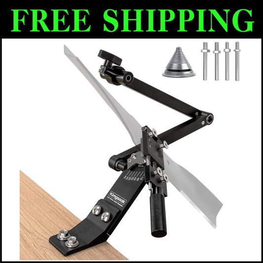 Versatile Lawn Mower Blade Sharpener with Balancer - Elevate Your Mowing Game