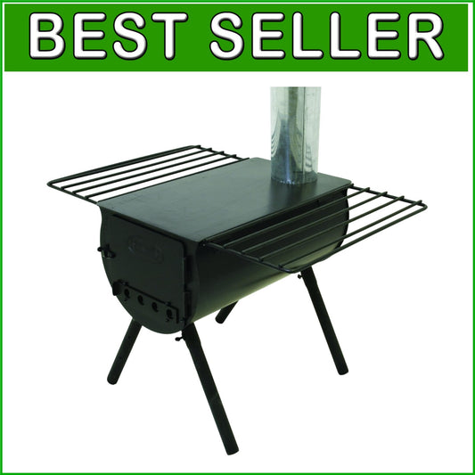 Alpine Heavy Duty Wood-Burning Stove for Wall Tent Camping - Portable & Durable