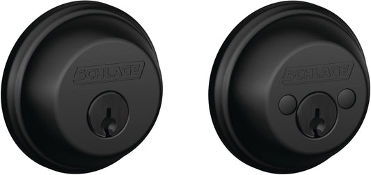 ANSI Grade 1 Matte Black Double Cylinder Deadbolt for Top Security Solutions
