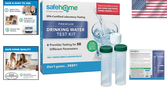 Comprehensive Water Quality Test Kit - 50 Parameters with Quick Lab Analysis