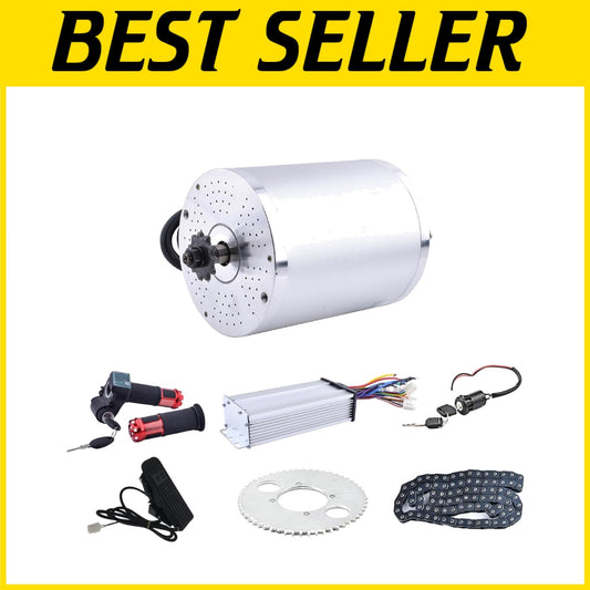 48V 1000W Electric Brushless DC Motor Kit with Speed Controller and Display