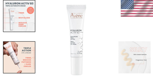 0.5 Fl Oz Triple Action Eye Cream - Reduces Dark Circles, Fine Lines & Hydration