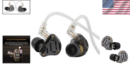 Audiophile Hybrid Wired Earbuds with Advanced Tuning and Precision Sound Quality