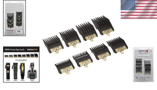 Precision Clipper Guards - Versatile Haircut Accessories for Perfect Grooming