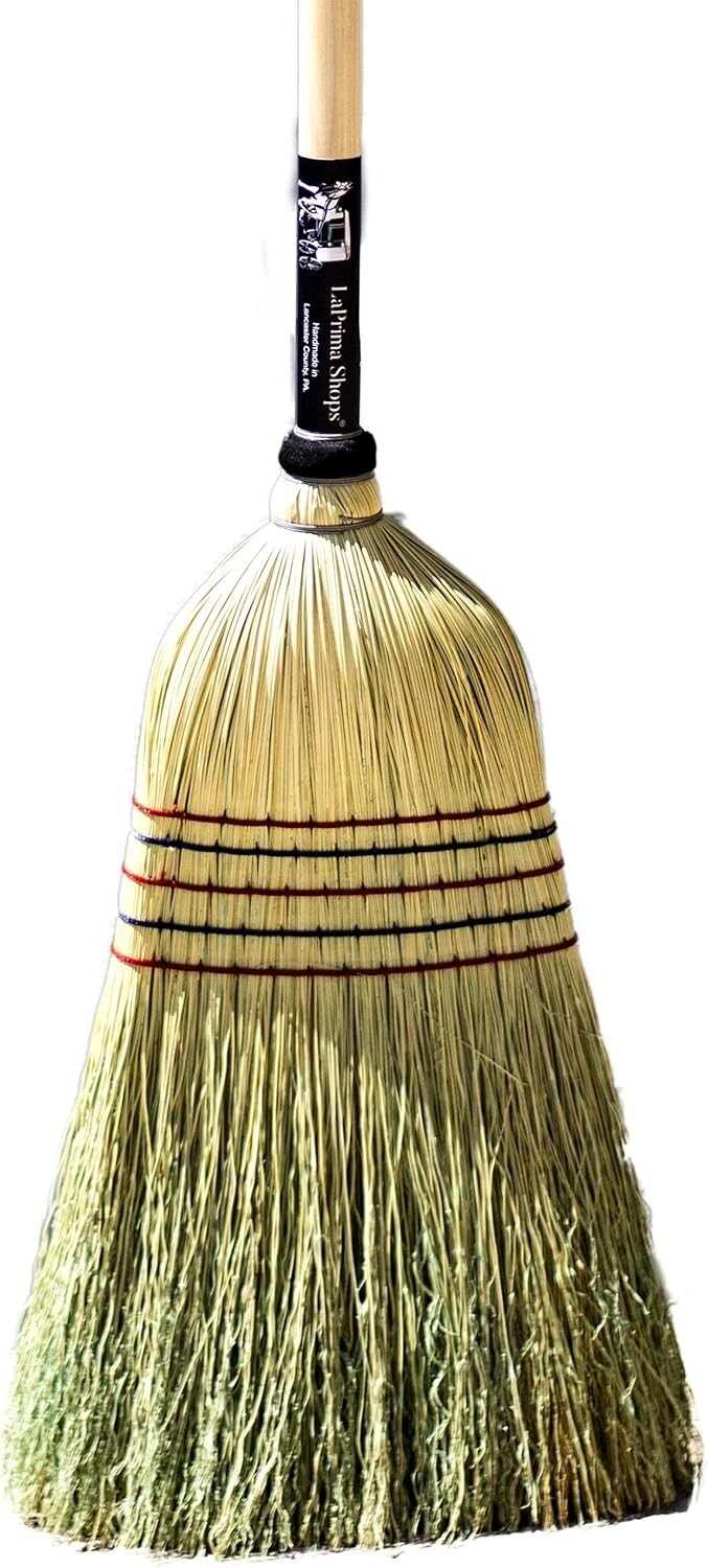56-Inch Old-Fashioned Handmade Broom - Perfect for Heavy Duty Cleaning