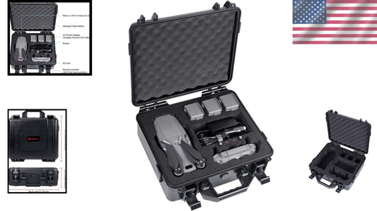 Portable 13.4L Hard Case for DJI Mavic 2 Pro/Zoom – Lightweight & Secure