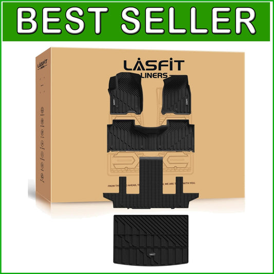 Durable TPE Floor Mats with Cargo Protection for Cadillac Escalade ESV 2021-2025