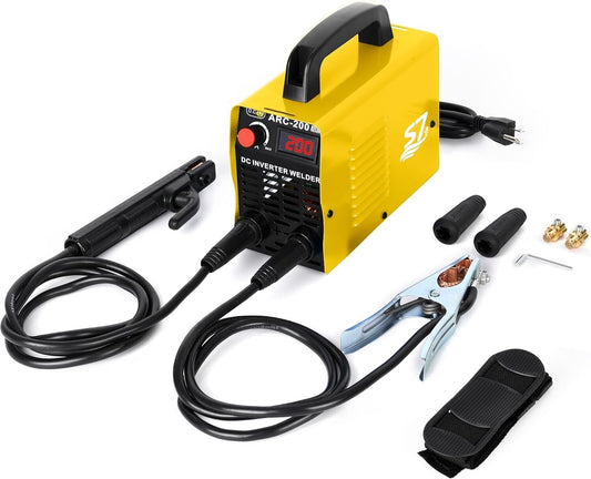 Beginner-Friendly 110V Welder with 200Amp Power - Lightweight and Portable
