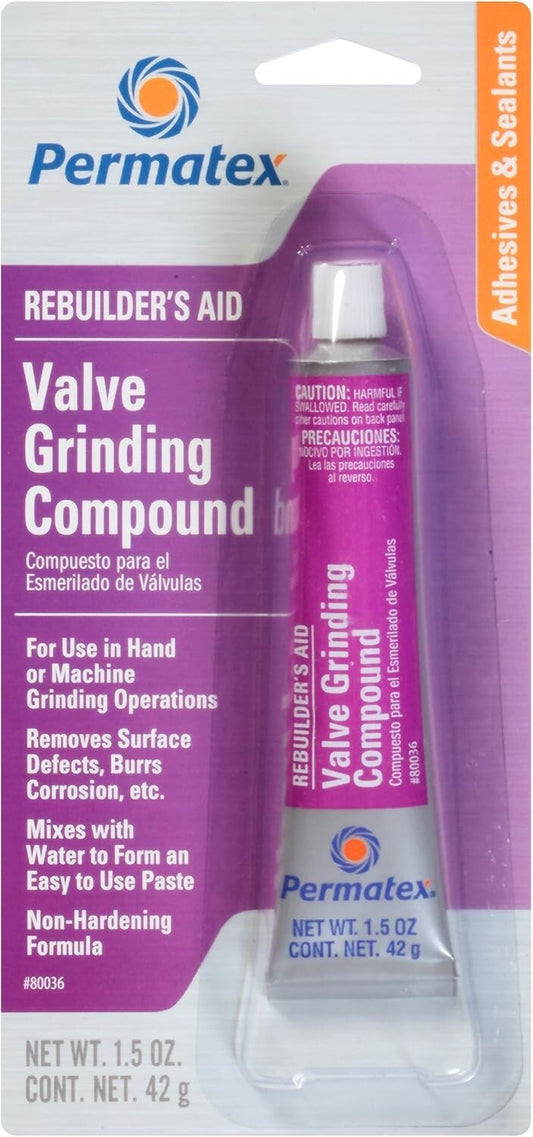 12 Pack Valve Grinding Compound, 1.5 oz - Ideal for Seating and Grinding Valves
