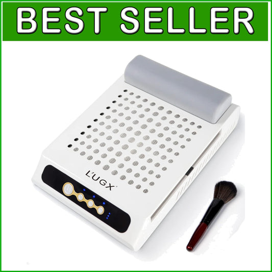 Cordless Nail Dust Collector with 2 Reusable Filters - Low Noise Operation