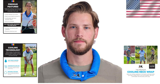 All-Day Cooling Neck Wrap - 5 Pack | Soft, Breathable Fabric for Active Adults