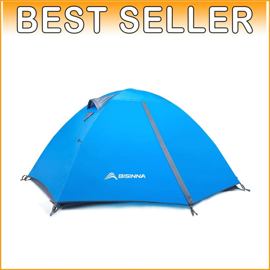 Durable Double Layer Backpacking Tent for 2 Persons - Waterproof & Easy Setup