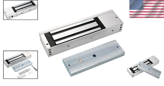 Elegant 500KG Electromagnetic Lock with Armature Plate - Access Control Solution