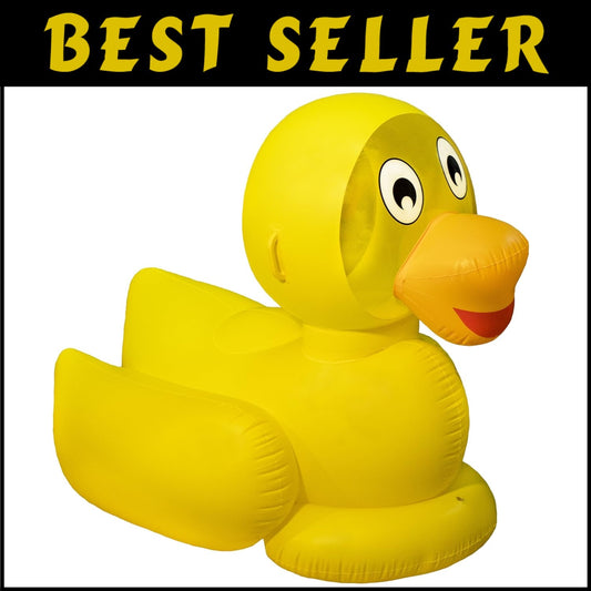 Extra Large Inflatable Duck Ride-On Lounge Float - Perfect for Summer Parties