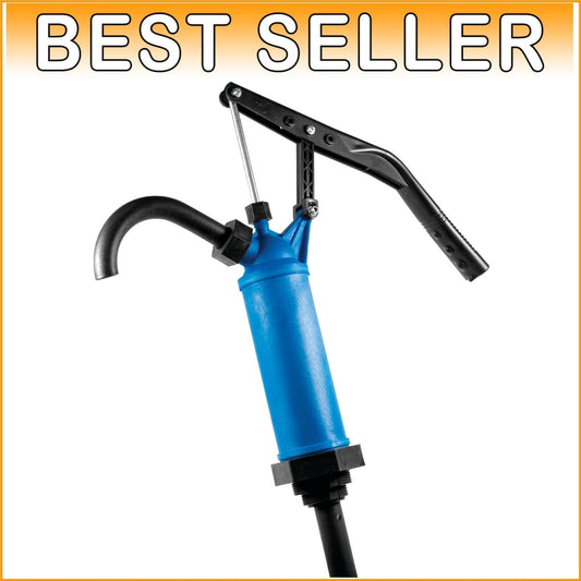 Blue Lever Action Drum Pump for 15 to 55 Gallon Drums - Efficient Fluid Transfer