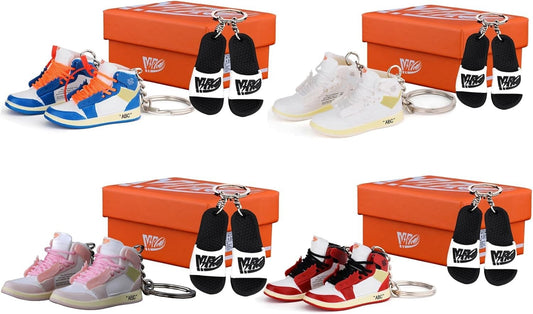 3D Mini Sneaker Keychain - Realistic Gift for Sneaker Lovers and Trendsetters