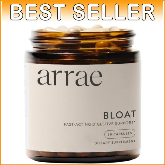 Bloat Relief Digestive Capsules with Bromelain - Support Gut Health, 60 Count