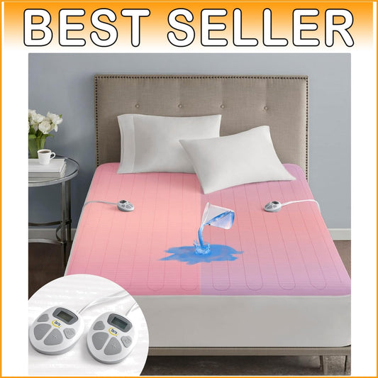 ETL Certified Electric Mattress Pad - King, 10 Heat Settings & Auto Shut-Off