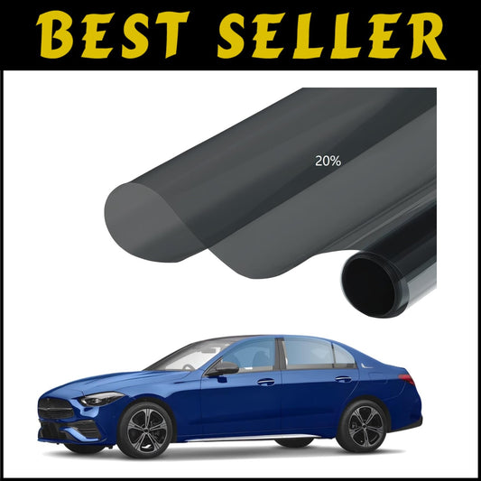 5% VLT Nano Ceramic Window Tint Film for Cars & SUVs - 36" x 100ft Privacy Roll