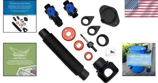 All-in-One Rainwater Collection System - DIY Diverter & Accessories Included
