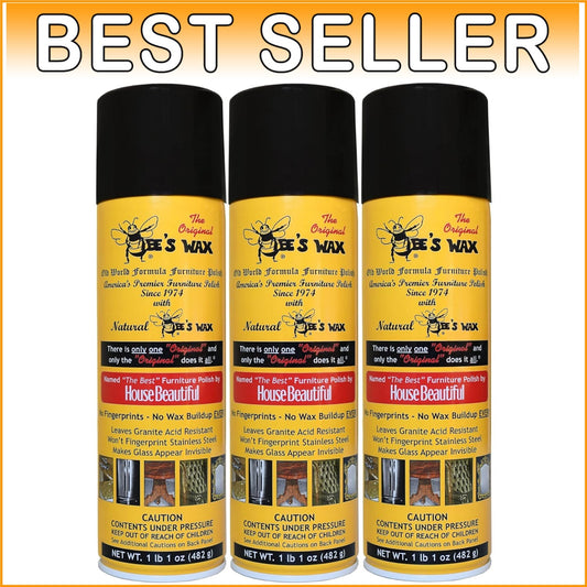 3-Pack Old World Furniture Polish Spray - Multi-Surface Protection & Shine