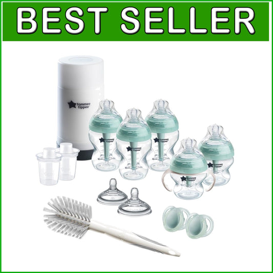 Advanced 14 Piece Baby Feeding Set - Leakproof Anti-Colic Bottles & Accessories
