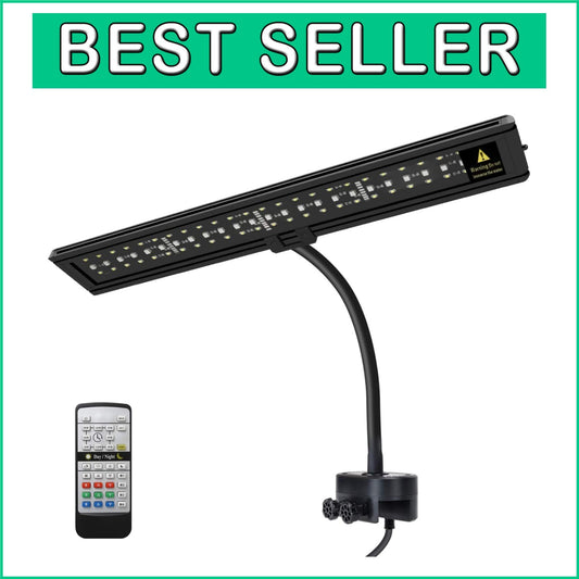 Energy-Efficient Aquarium LED Light with 24-Hour Sunlight Cycle - 20.4 Inch