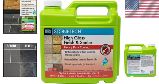 1 Gallon Silicone Water-Based High Gloss Sealer for Durable Surface Protection