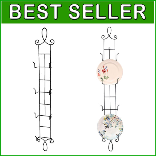 Collectible Plate Display Hangers - 42 Inch, Supports Plates Up to 8.5 Inches